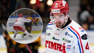 Tim Erixon fick matchstraff efter crosscheckingen