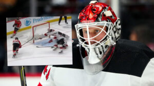 Vitek Vanecek med jätteräddning i New Jerseys seger