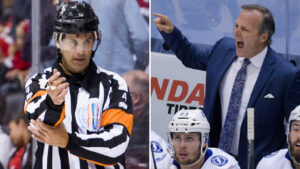 Jon Cooper fick matchstraff – efter ordbråk med domaren Wes McCauley