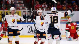 Legendarens son sköt första SHL-målet: ”Som en sen julklapp”