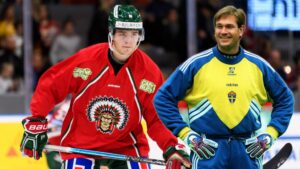 Fotbollslegendarens son valde hockeyn