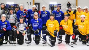 Svenska NHL-spelare visar upp sig i All-Star-match