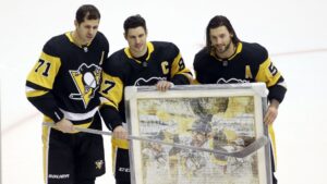 TV: Så hyllades Sidney Crosby i sin 1000:e match