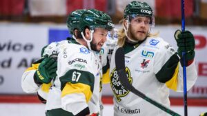 Francis Perron i målform när Björklöven vann mot Kristianstad