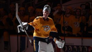 Pekka Rinne prisas av NHL