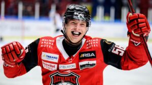 Anton Olsson sätter sitt första SHL-mål för Malmö