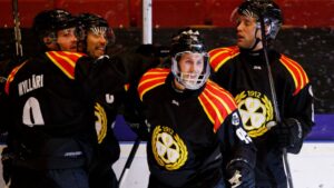 Nick Olesen med sina första Brynäspoäng