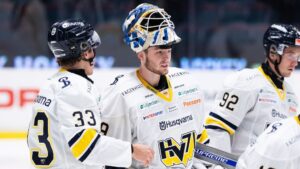 Nye HV71-målvakten Filip Larsson nollade AIK