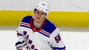 Skickades ned till AHL – men Lias prisas av Rangers