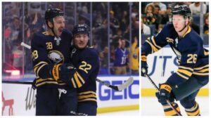 Utklassningsseger för Buffalo – då blev Rasmus Dahlin skadad