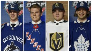 Fyra svenskar i första rundan av NHL-draften – här är alla draftvalen