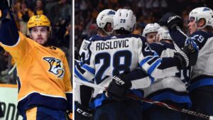 Stjärnsvensken förlängde poängsviten – Predators föll ändå