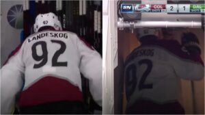 TV: Landeskog tvingas bryta matchen