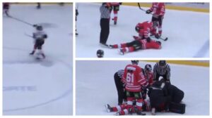 VIDEO: Nytt överfall i Hockeyettan – NHL-svenskens bror sänkt