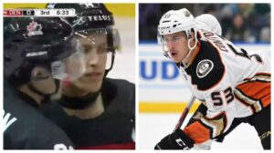 Osannolik kross i JVM-premiären – kaptenen tangerade rekord från Mario Lemieux