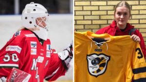 SDHL-målvakten kliver in i herrlaget – spelar med farsan ikväll