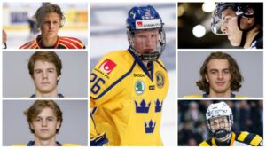 Blågul draftfest – sju svenskar rankade att gå i första rundan