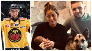 Hockeyparets stora babylycka: ”När jag såg honom första gången blev jag tårögd”