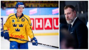 Efter landslagsdebut – Tre Kronor stoppade Elias Pettersson: ”För mycket”