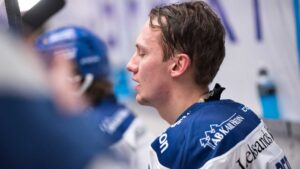 BAKSLAGET: Leksands viktiga back utgick skadad