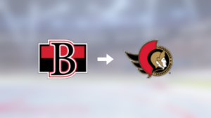 Jacob Bernard-Docker plockas upp till Ottawa Senators i NHL