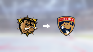 Backen Nathan Staios är nu klar för spel i Florida Panthers