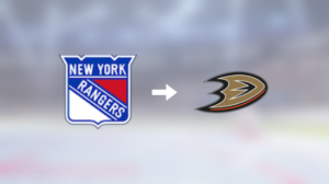 Anaheim Ducks värvar forwarden Ryan Strome från New York Rangers