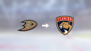 Förre Anaheim Ducks-spelaren klar för spel i Florida Panthers