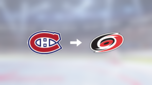 Carolina Hurricanes värvar backen William Lagesson från Montréal Canadiens