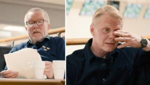 TV: Wikegård nära tårar – när Boork plockar fram gammalt brev