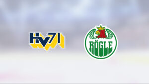 Seger med 6-3 för HV 71 mot Rögle