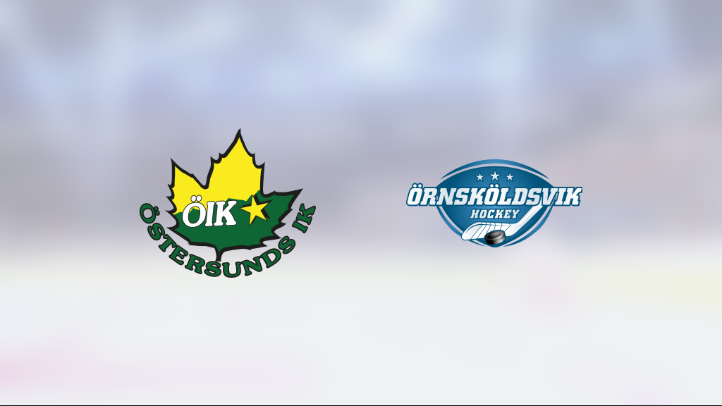 Östersund ny serieledare efter 3-2 mot Ö-vik Hockey J18