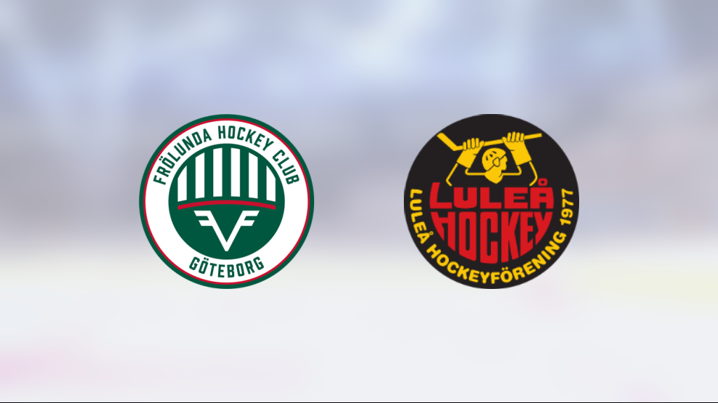 Drömstart för Luleå – vann mot Frölunda HC