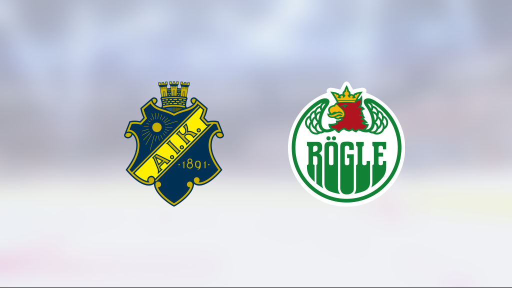 Rögle J18 avgjorde matchserien mot AIK efter rysare