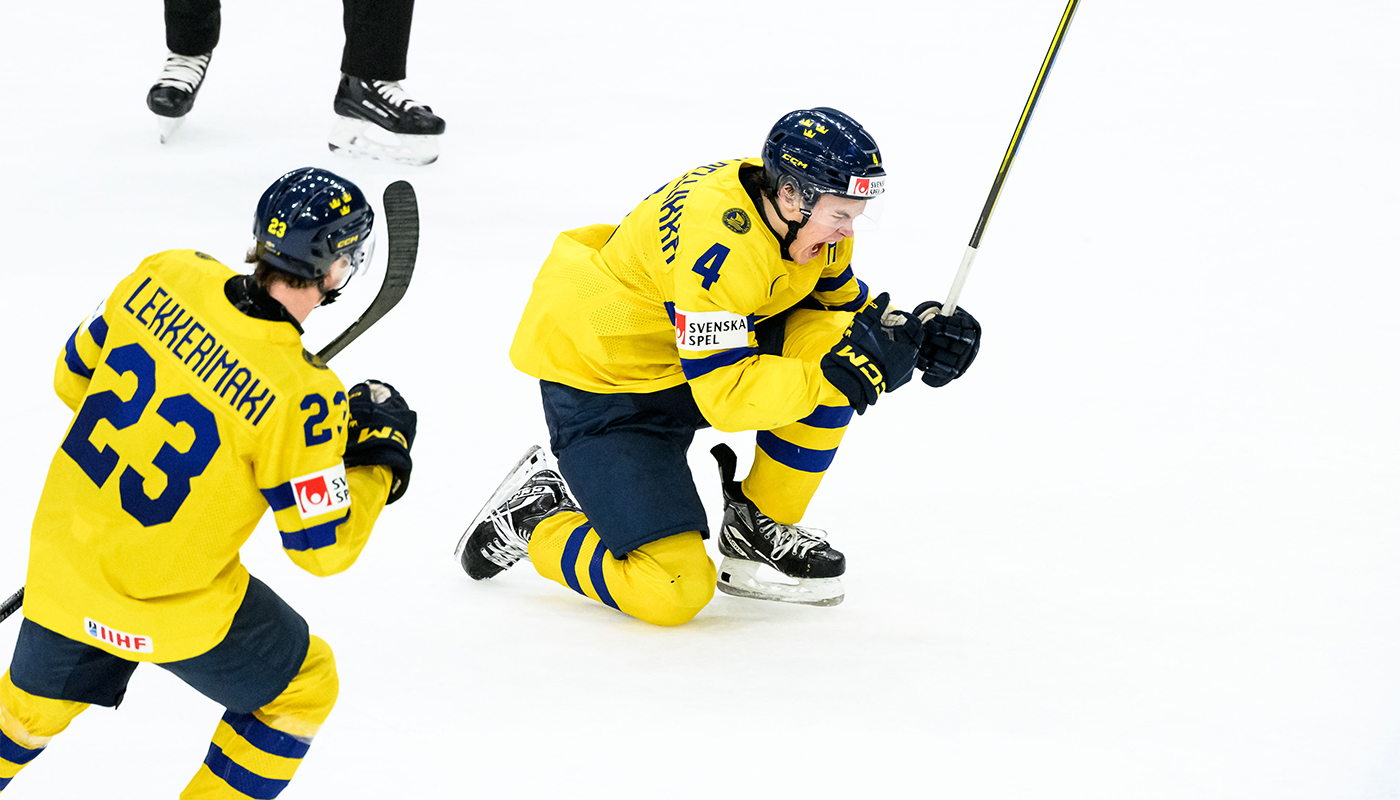 Axel Sandin Pellikka stor hjälte – Sverige semifinalklara efter övertid