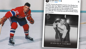 NHL-legendaren, Jean-Guy Talbot, död, 91 år gammal