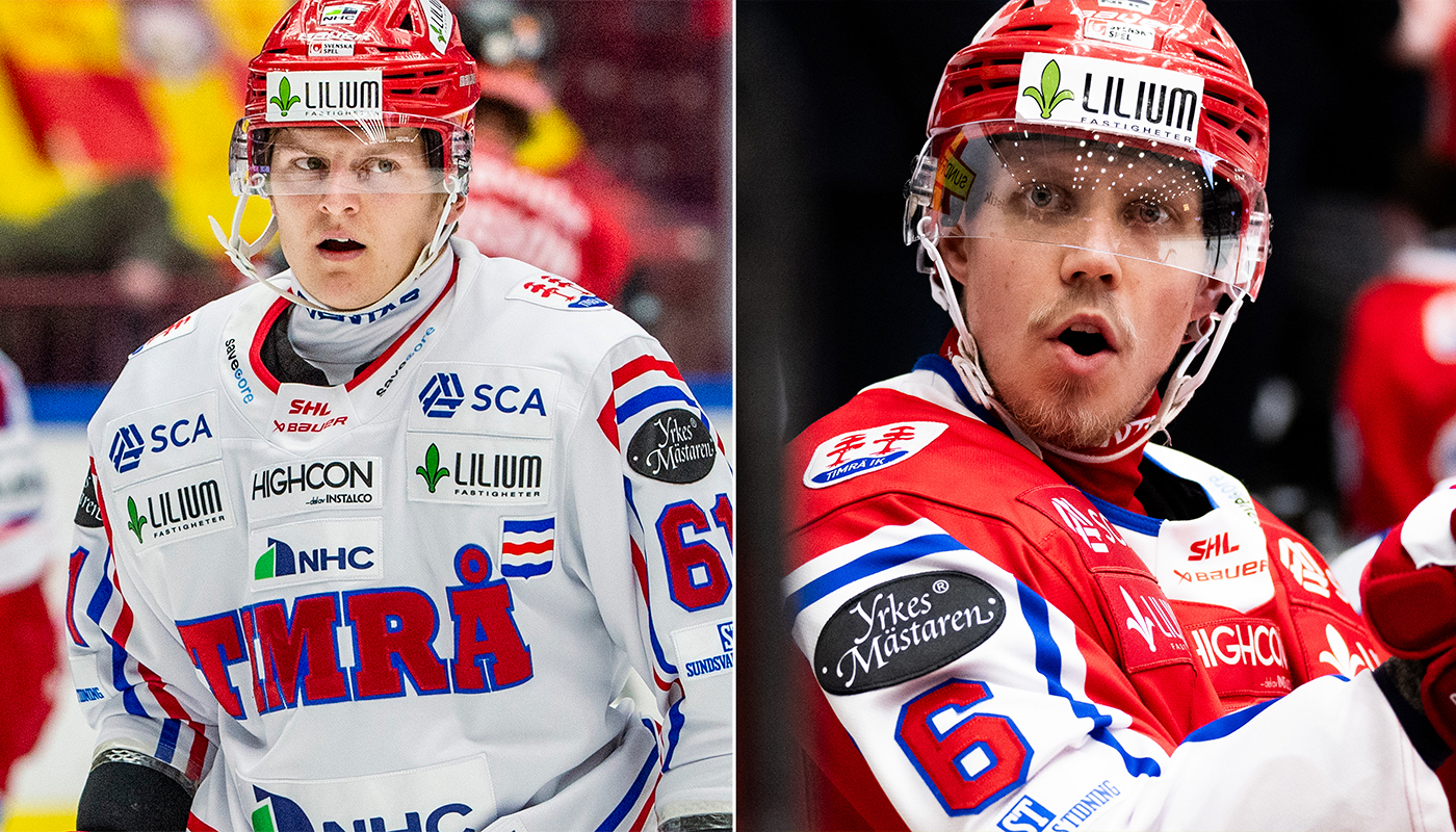 KLART: Axel Rindell och Joonas Lyytinen lämnar Timrå