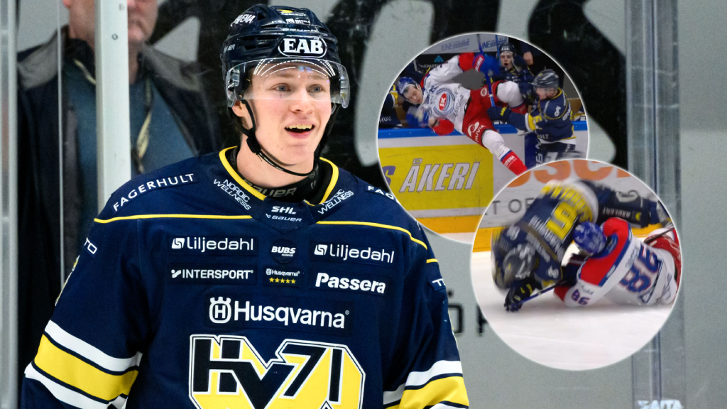 Victor Sjöholm i fokus för HV71: “Det är skitkul med det fysiska”