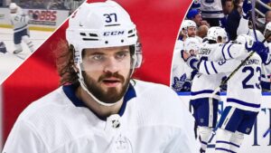 Timothy Liljegren gjorde första NHL-målet – när Toronto slog St. Louis Blues