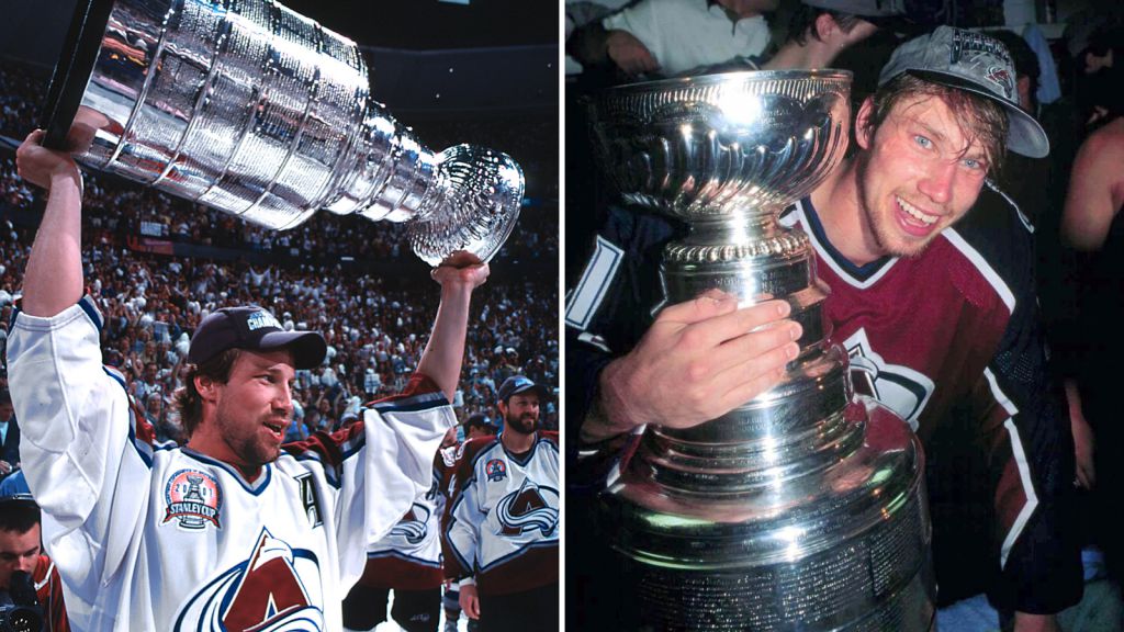 Peter Forsbergs två Stanley Cup-vinster. 