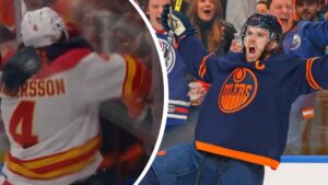 TV: Svensken kastade handskarna i rivalmötet – McDavid gjorde hattrick