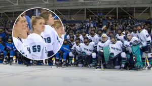 Johanna Fällman blev en vinnare i historiska PWHL-premiären