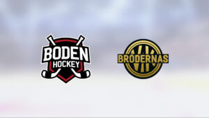 Kevin Arvidsson matchvinnare när Bodens HF vann mot Brödernas/Väsby