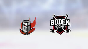 Bodens HF vann – klart för kval till Hockeyallsvenskan