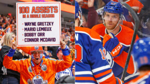 Connor McDavid når 100 assist – först sedan Wayne Gretzky