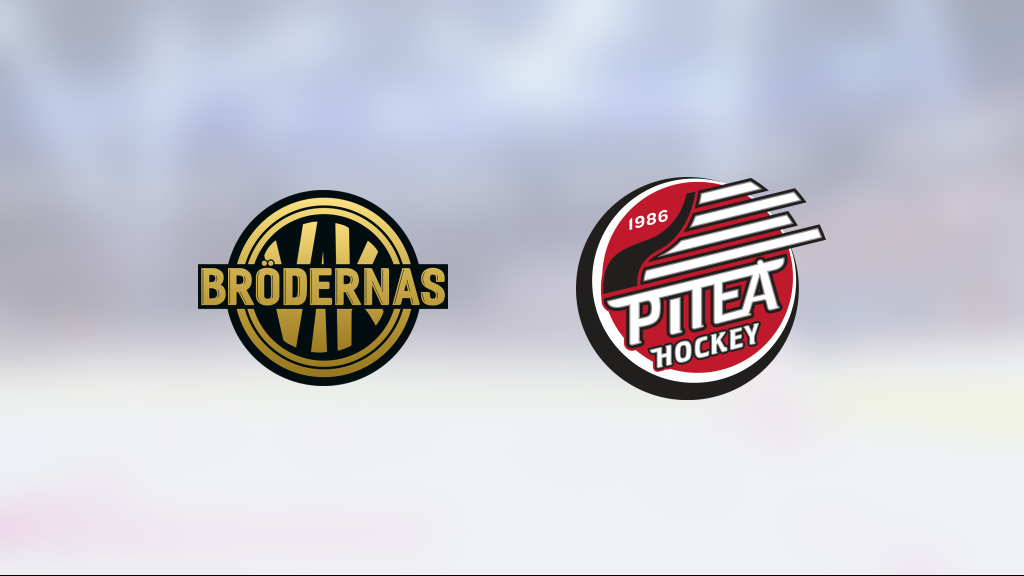 Brödernas/Väsby vann i kvalserien till Hockeyallsvenskan mot Piteå