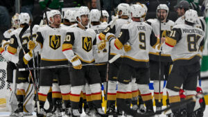 Vegas kopplar grepp i matchserien mot Dallas