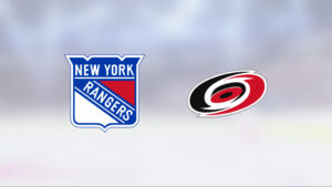 New York Rangers kopplade greppet mot Carolina Hurricanes