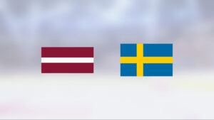 Sverige vann i grupp B i hockey-VM mot Lettland