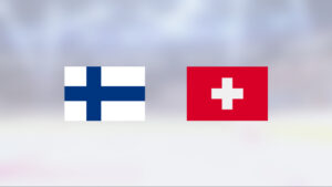 Schweiz vann i grupp A i hockey-VM mot Finland